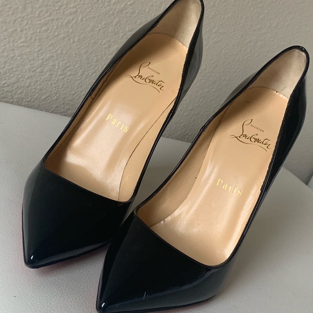 Christian Louboutin Patent leather black So Kate